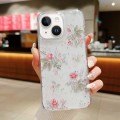 For iPhone 14 Plus Spring Garden Epoxy TPU Phone Case(F04 French Flowers)