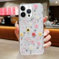 For iPhone 14 Pro Max Spring Garden Epoxy TPU Phone Case(F01 Love of Butterfly)