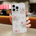 For iPhone 13 Pro Max Spring Garden Epoxy TPU Phone Case(F04 French Flowers)