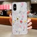 For iPhone X / XS Spring Garden Epoxy TPU Phone Case(F01 Love of Butterfly)