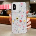 For iPhone XS Max Spring Garden Epoxy TPU Phone Case(F01 Love of Butterfly)