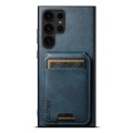 For Samsung Galaxy S23+ 5G Suteni H02 Leather Wallet Stand Back Phone Case(Blue)