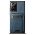 For Samsung Galaxy Note20 Ultra 5G Suteni H02 Leather Wallet Stand Back Phone Case(Blue)