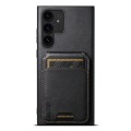 For Samsung Galaxy A14 4G/5G Suteni H02 Leather Wallet Stand Back Phone Case(Black)