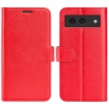 For Google Pixel 8a R64 Texture Horizontal Flip Leather Phone Case(Red)