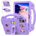 For Lenovo Tab M11 / Xiaoxin Pad 2024 Handle Kickstand Children EVA Shockproof Tablet Case(Light Pur