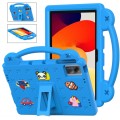 For Xiaomi Redmi Pad SE 11 2023  Handle Kickstand Children EVA Shockproof Tablet Case(Sky Blue)