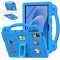 For DOOGEE T30 Pro 11 2023 Handle Kickstand Children EVA Shockproof Tablet Case(Sky Blue)