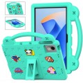 For Huawei MetePad 11 2023/2021 Handle Kickstand Children EVA Shockproof Tablet Case(Mint Green)