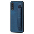 For Samsung Galaxy A53 5G Retro Wristband Holder Leather Back Phone Case(Blue)