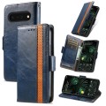For Google Pixel 6 CaseNeo Splicing Dual Magnetic Buckle Leather Phone Case(Blue)