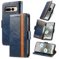 For Google Pixel 7 Pro CaseNeo Splicing Dual Magnetic Buckle Leather Phone Case(Blue)