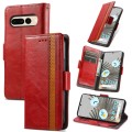 For Google Pixel 7 Pro CaseNeo Splicing Dual Magnetic Buckle Leather Phone Case(Red)