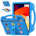 For  Lenovo Tab  P12 Handle Kickstand Children EVA Shockproof Tablet Case(Sky Blue)