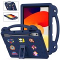 For  Lenovo Tab  P12 Handle Kickstand Children EVA Shockproof Tablet Case(Navy Blue)