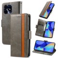 For Tecno Spark 10 CaseNeo Splicing Dual Magnetic Buckle Leather Phone Case(Gary)