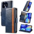 For Tecno Spark 10 Pro CaseNeo Splicing Dual Magnetic Buckle Leather Phone Case(Blue)