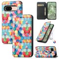 For Google Pixel 8a CaseNeo Colorful Magnetic Leather Phone Case(Magic Space)