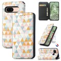 For Google Pixel 7 CaseNeo Colorful Magnetic Leather Phone Case(Rhombus)