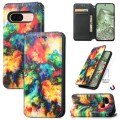 For Google Pixel 6 CaseNeo Colorful Magnetic Leather Phone Case(Colorful Cloud)