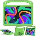 For Amazon Fire Max 11 2023 Handle EVA Shockproof Tablet Case with Holder(Green)