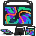 For Amazon Fire Max 11 2023 Handle EVA Shockproof Tablet Case with Holder(Black)
