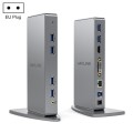 WAVLINK WL-UG39DK7 USB3.0 Hub Adapter Multi-Screen Graphics Card Universal Docking Station, Plug:EU