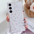 For Samsung Galaxy S24 5G Spring Garden Epoxy TPU Phone Case(F05 Pink and White Flowers)