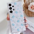For Samsung Galaxy A13 4G/5G Spring Garden Epoxy TPU Phone Case(F06 Blue and White Flowers)