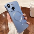For iPhone 14 Frameless MagSafe PC Phone Case(Far peak Blue)