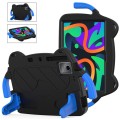 For Lenovo Xiaoxin Pad 2024/Tab M11 Ice Baby EVA Shockproof Hard PC Tablet Case(Black+Blue)