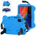 For TCL Tab 11 9466x3 Ice Baby EVA Shockproof Hard PC Tablet Case(Sky Blue+Black)