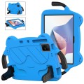 For TCL NxtPader 11 2023 Ice Baby EVA Shockproof Hard PC Tablet Case(Sky Blue+Black)