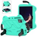 For Onn Tbspg 100110027 2023 Ice Baby EVA Shockproof Hard PC Tablet Case(Mint Green+Black)