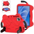 For DOOGEE T30 Pro 11 2023 Ice Baby EVA Shockproof Hard PC Tablet Case(Red+Black)
