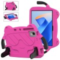 For Huawei MatePad 11 2023/2021 Ice Baby EVA Shockproof Hard PC Tablet Case(Rose Red+Black)