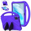 For Teclast M50 HD 10.1 / M50 Pro EVA Shockproof Tablet Case with Holder(Purple)