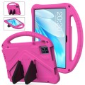 For Teclast M50 HD 10.1 / M50 Pro EVA Shockproof Tablet Case with Holder(Rose Red)