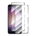 For Samsung Galaxy S24 5G 2pcs ENKAY Hat-Prince 0.18mm High Aluminum-silicon Tempered Glass Film, Su