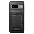 For Google Pixel 8 Pro Suteni H17 Oil Eax Leather Detachable Wallet Phone Case(Black)