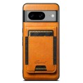 For Google Pixel 6a Suteni H17 Oil Eax Leather Detachable Wallet Phone Case(Khaki)