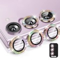 For Samsung Galaxy S24+ 5G ENKAY Hat-Prince 9H Rear Camera Lens Glitter Aluminium Alloy Tempered Gla