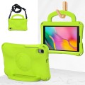 For Samsung Galaxy Tab A 8.0 T290/T295 Handle Football Shaped EVA Shockproof Tablet Case(Grass Green