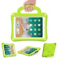 For iPad 9.7 2017/2018 / Air 2 / Air Handle Football Shaped EVA Shockproof Tablet Case(Grass Green)