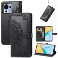 For ZTE Blade V50 Vita Mandala Flower Embossed Leather Phone Case(Black)