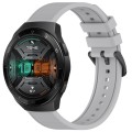 For Huawei Watch GT 2E 22mm Textured Silicone Solid Color Watch Band(Grey)