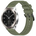 For Xiaomi Watch S3 22mm Textured Silicone Solid Color Watch Band(Green)