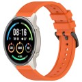 For Xiaomi MI Watch Sport 22mm Textured Silicone Solid Color Watch Band(Orange)