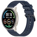 For Xiaomi MI Watch Sport 22mm Textured Silicone Solid Color Watch Band(Midnight Blue)