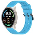 For Xiaomi MI Watch Sport 22mm Textured Silicone Solid Color Watch Band(Sky Blue)